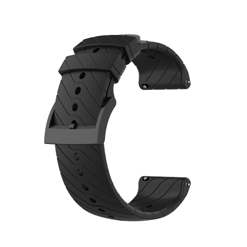  Suunto Silikon Armband Twill Textur (24mm) Svart