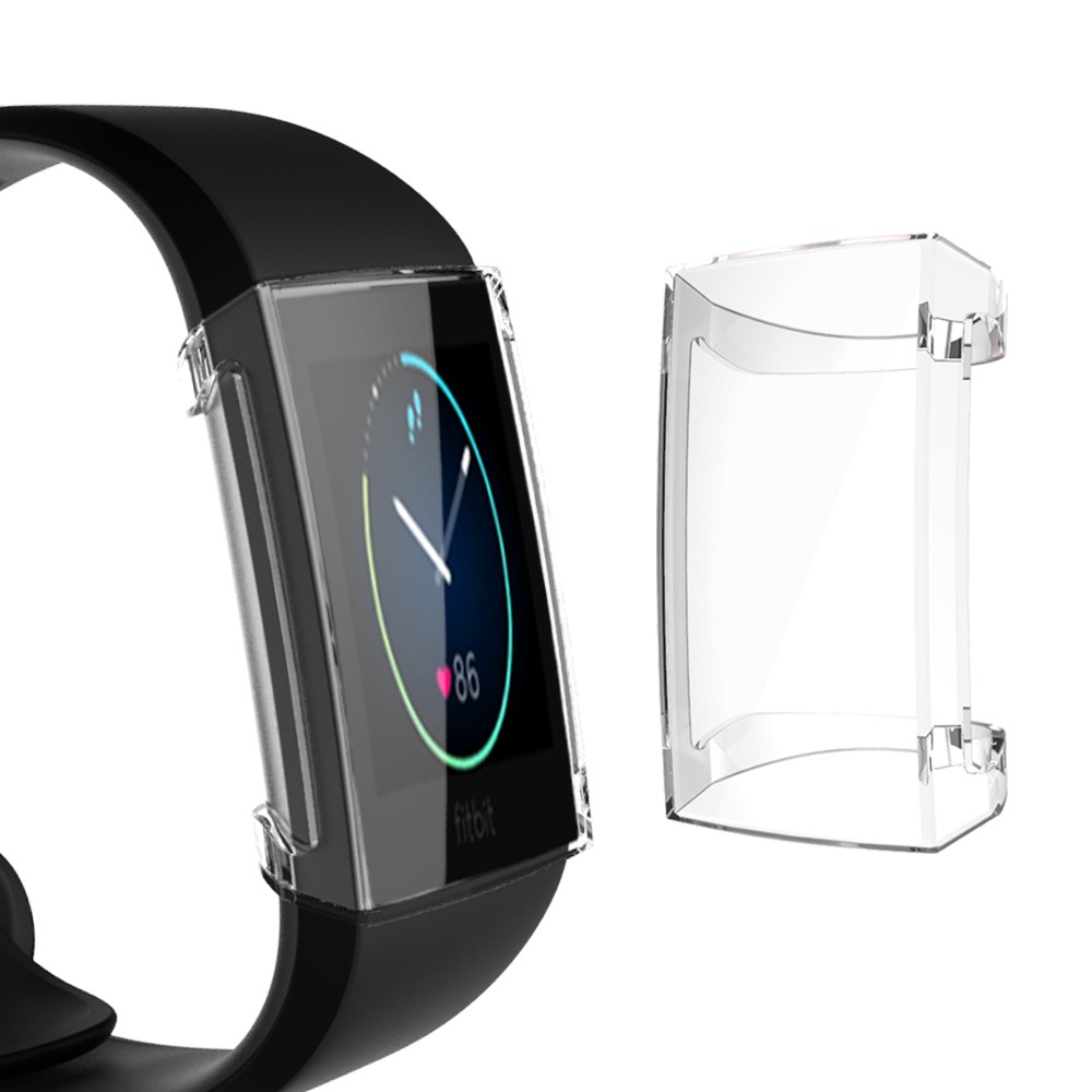  Fitbit Charge 4 TPU Skal Transparent