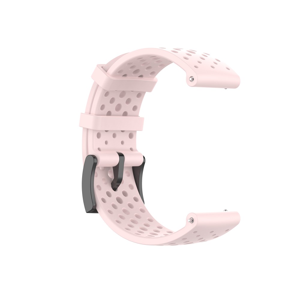  Ihåligt Silikon Armband Suunto (24mm) Ljus Rosa