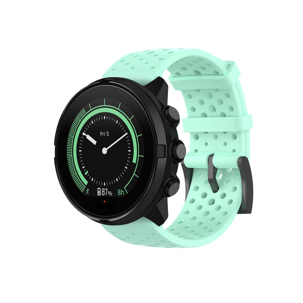  Ihåligt Silikon Armband Suunto (24mm) Cyan