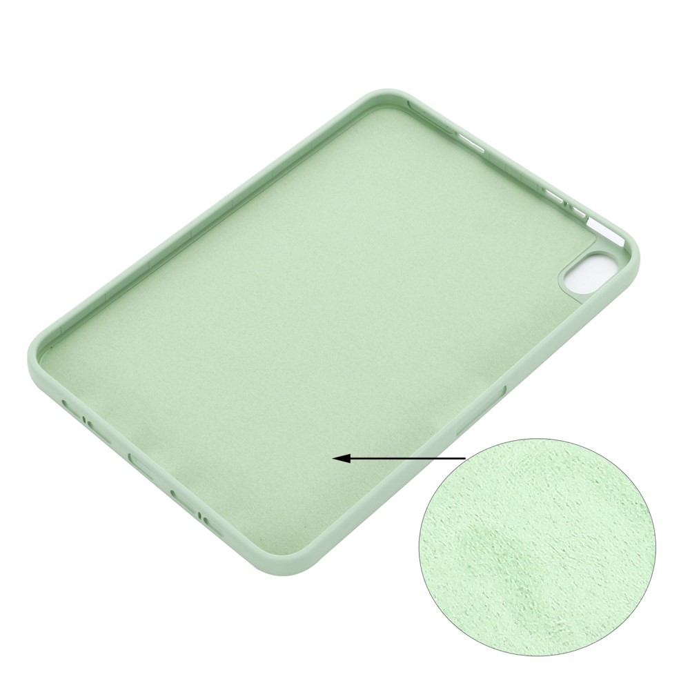  iPad Mini 2024/2021 Skal Shockproof Liquid Silikon Grön