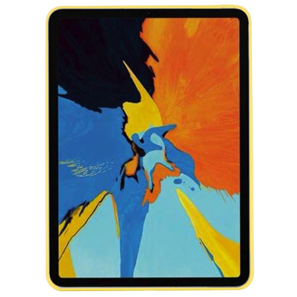  iPad Mini 2024/2021 Skal Shockproof Liquid Silikon Gul