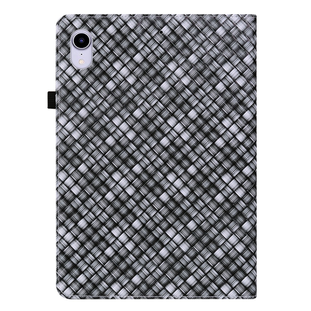  iPad Mini 2024/2021 Fodral Vävd Textur Svart