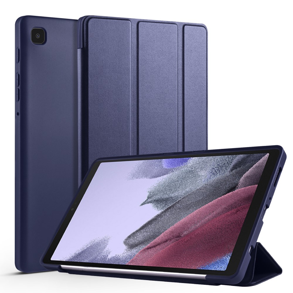  Samsung Galaxy Tab A7 Lite 8.7 Fodral Tri-Fold Shockproof Mörk Blå