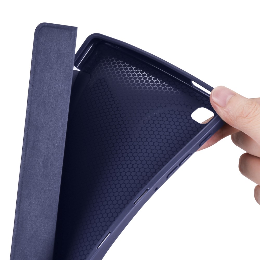  Samsung Galaxy Tab A7 Lite 8.7 Fodral Tri-Fold Shockproof Mörk Blå