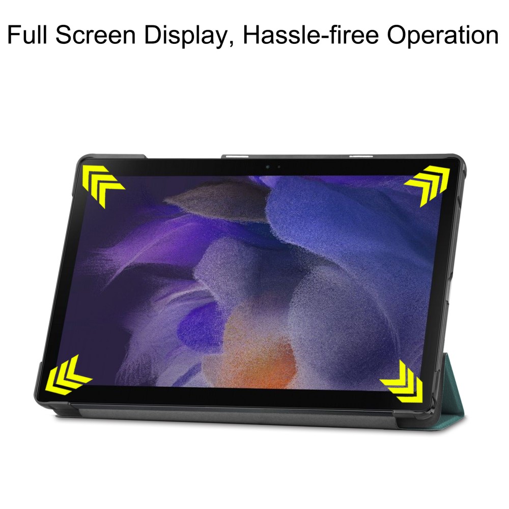  Samsung Galaxy Tab A8 10.5 (2021) Fodral Tri-Fold Shockproof Grön