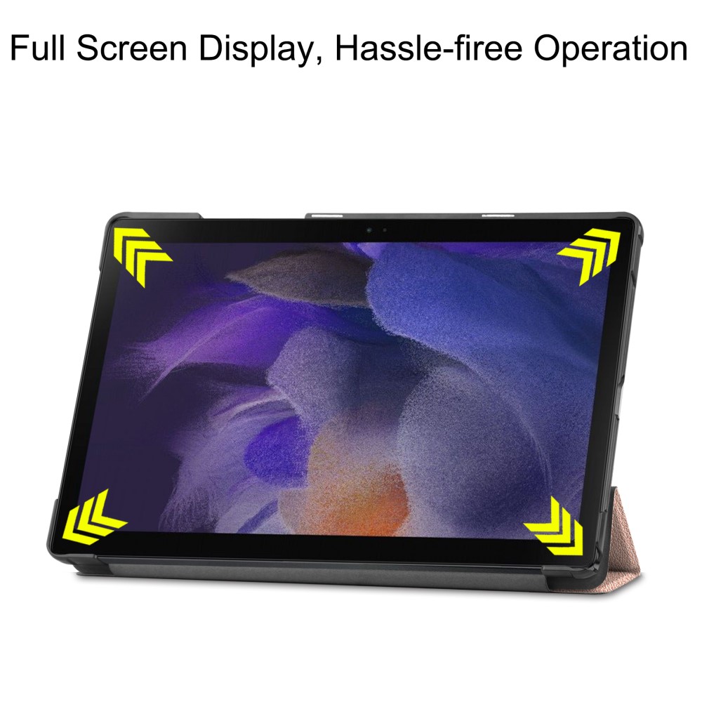  Samsung Galaxy Tab A8 10.5 (2021) Fodral Tri-Fold Shockproof Roséguld