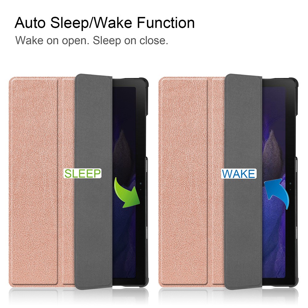 Samsung Galaxy Tab A8 10.5 (2021) Fodral Tri-Fold Shockproof Roséguld