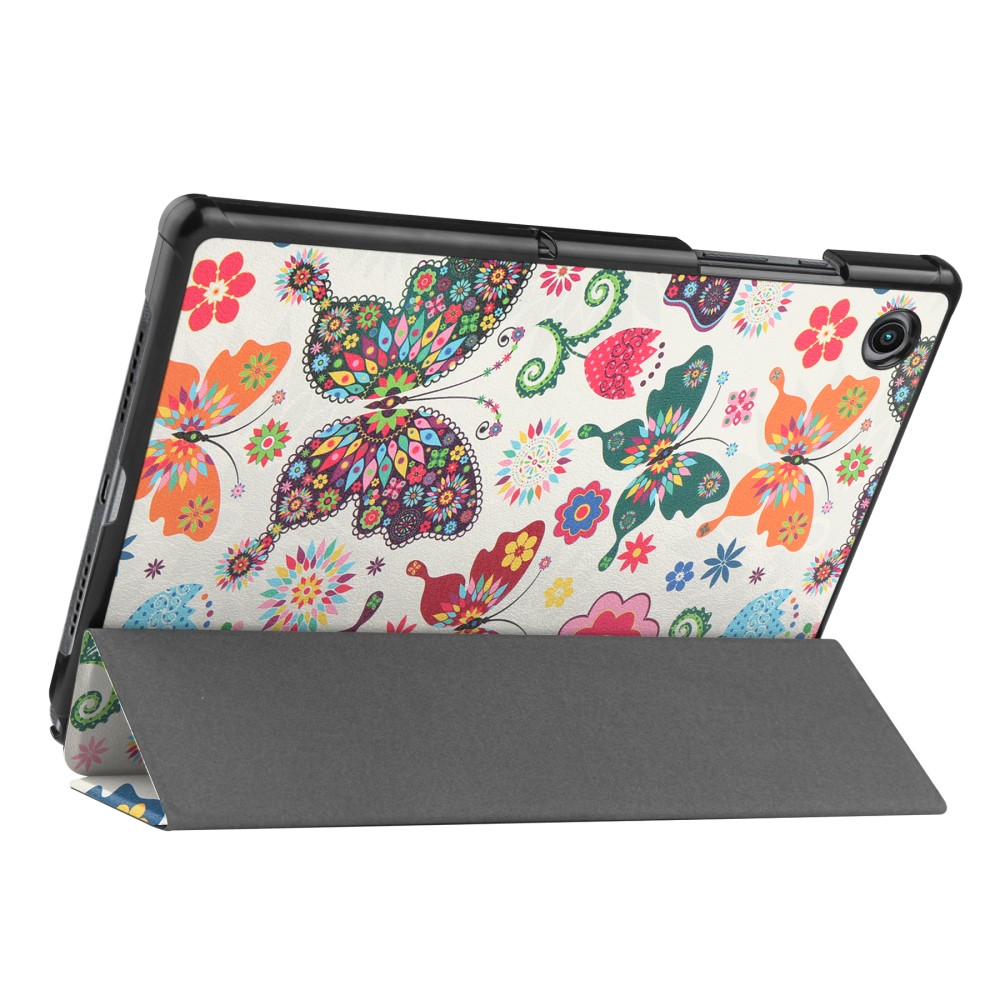  Samsung Galaxy Tab A8 10.5 (2021) Fodral Tri-Fold Fjärilar