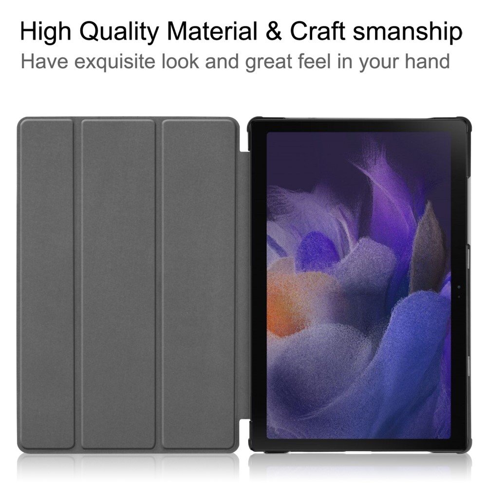  Samsung Galaxy Tab A8 10.5 (2021) Fodral Tri-Fold Peach Blossom