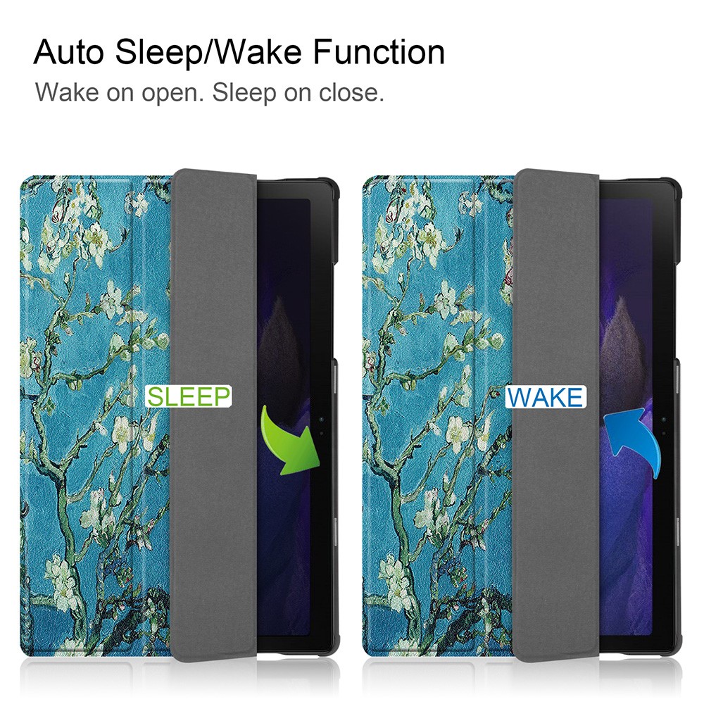  Samsung Galaxy Tab A8 10.5 (2021) Fodral Tri-Fold Peach Blossom