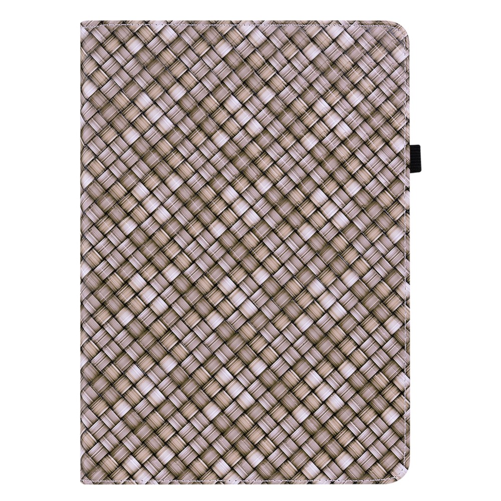  Samsung Galaxy Tab S6 Lite Fodral Vävd Textur Brun