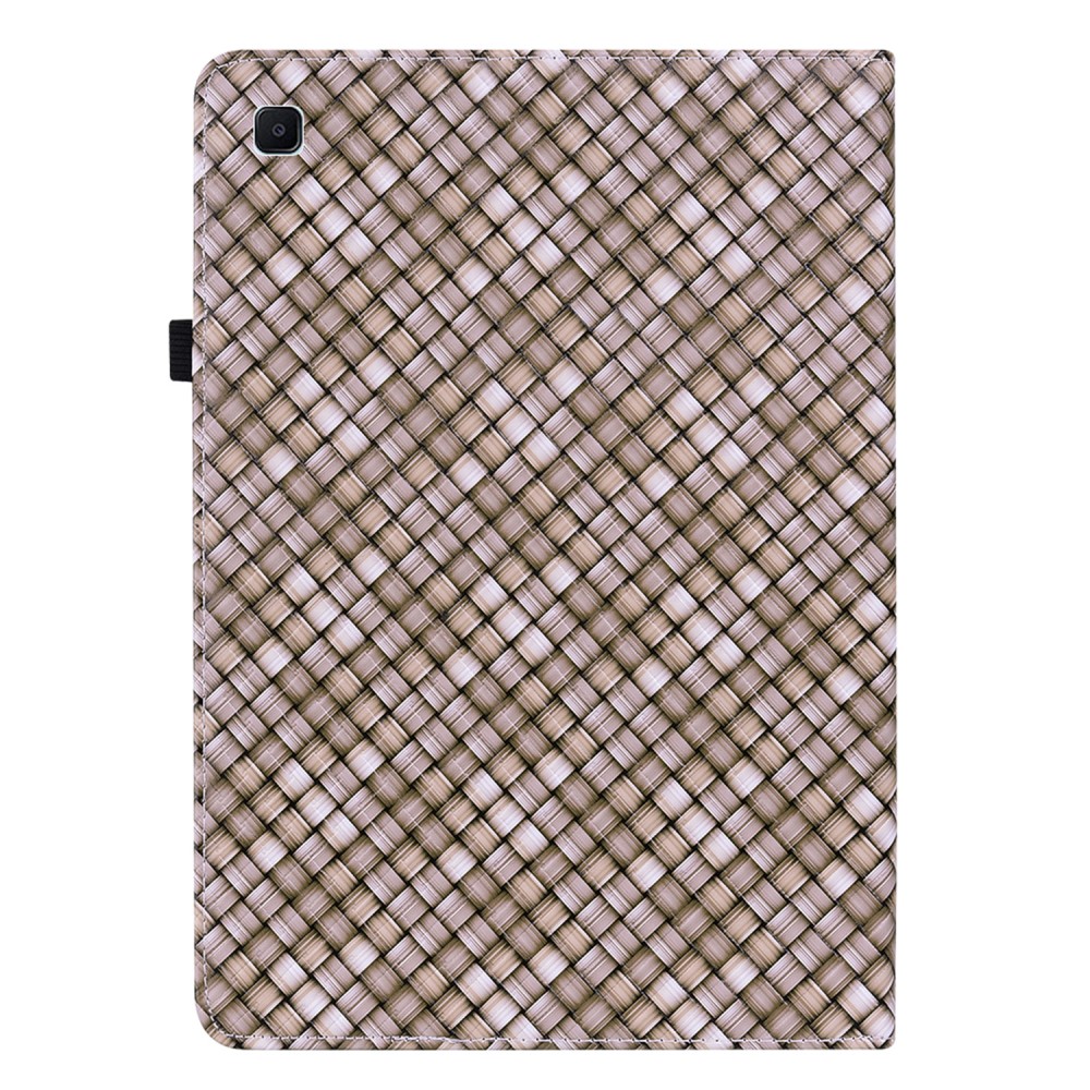  Samsung Galaxy Tab S6 Lite Fodral Vävd Textur Brun