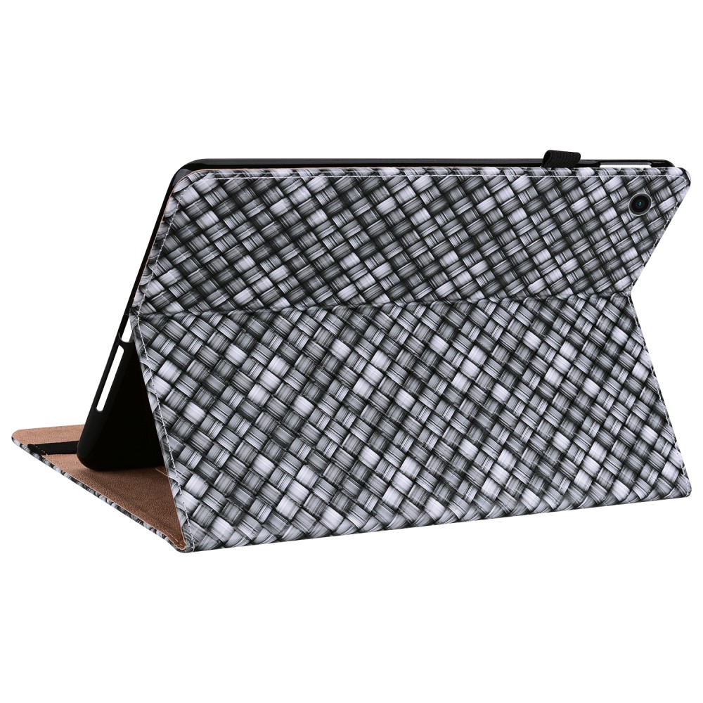  Samsung Galaxy Tab A8 10.5 Fodral Vävd Textur Svart