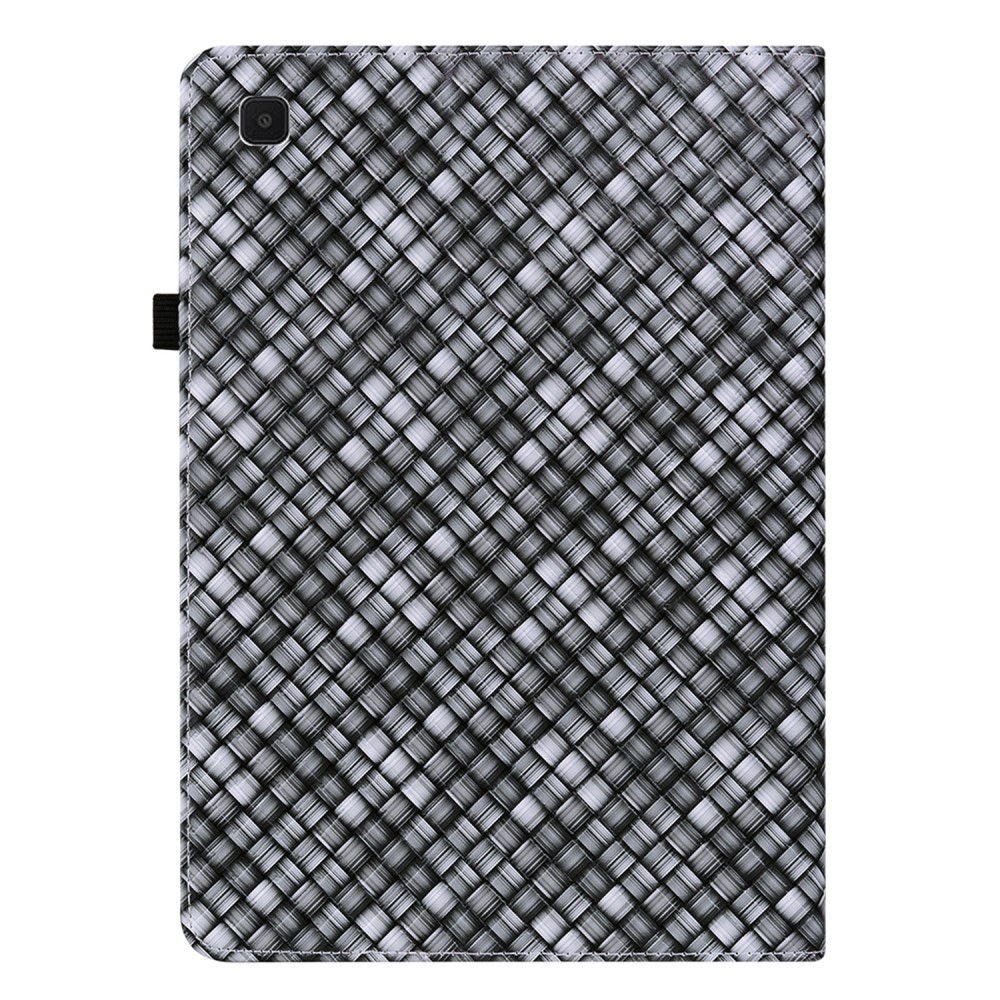  Samsung Galaxy Tab A7 Lite (2021) Fodral Vävd Textur Svart