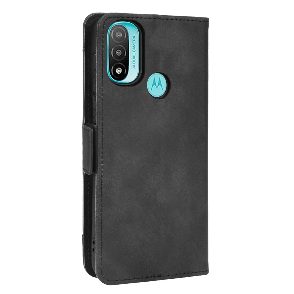  Motorola Moto E20 Fodral Med Avtagbart Kortfodral Svart