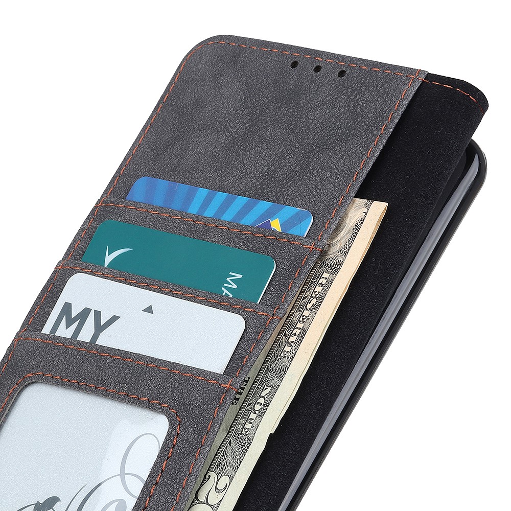 KHAZNEH KHAZNEH Motorola Moto E20 / E40 Fodral Split Läder Svart