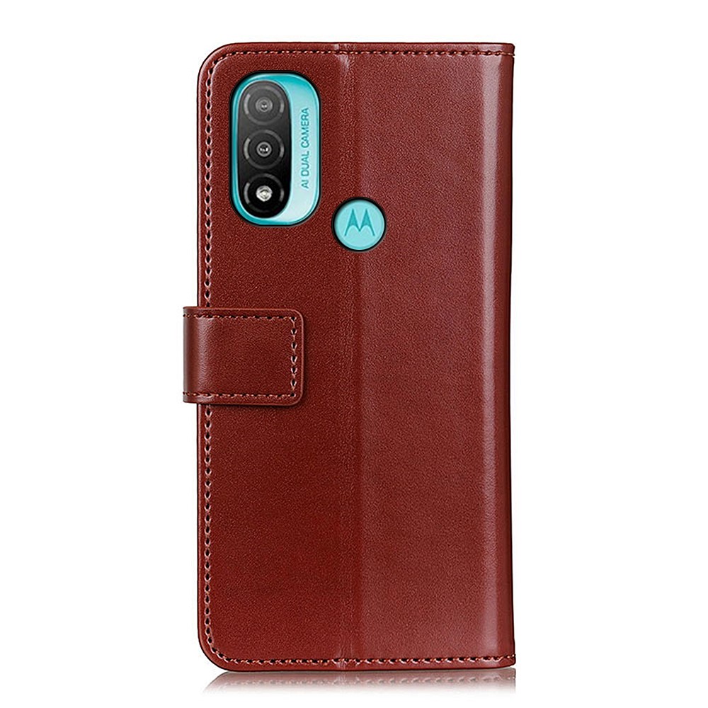  Motorola Moto E20 / E40 Fodral Tri-Color Brun