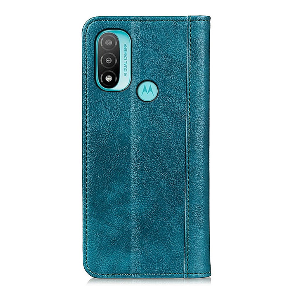  Motorola Moto E20 / E40 Fodral Flip Split Läder Grön