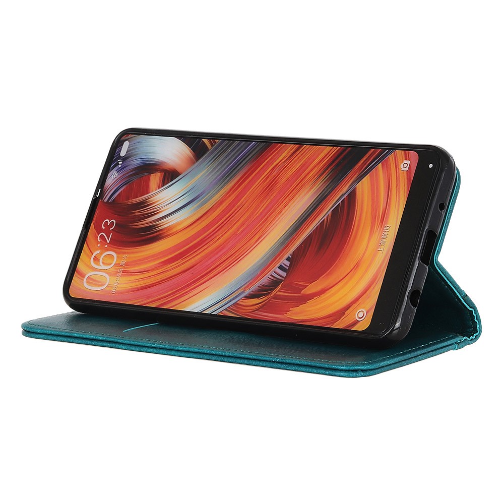 Motorola Moto E20 / E40 Fodral Flip Split Läder Grön