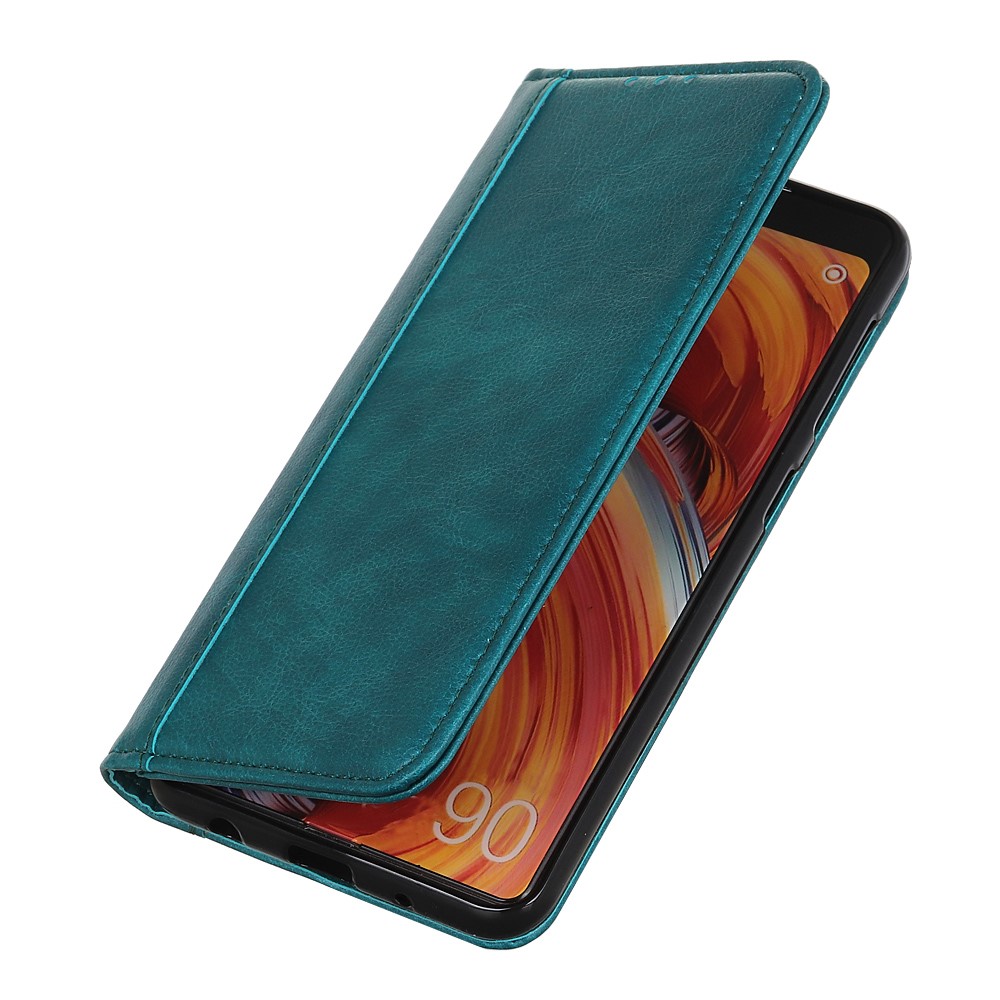  Motorola Moto E20 / E40 Fodral Flip Split Läder Grön