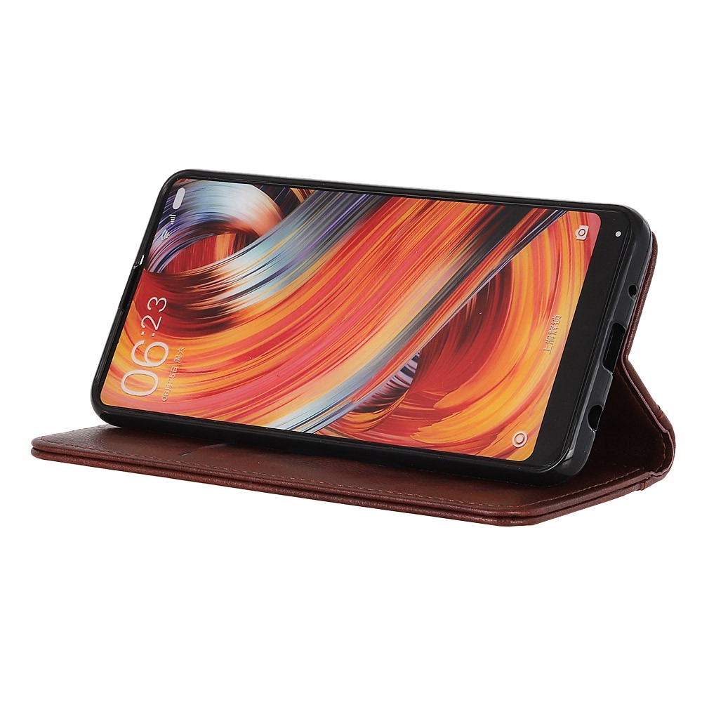  Motorola Moto E20 / E40 Fodral Flip Split Läder Brun