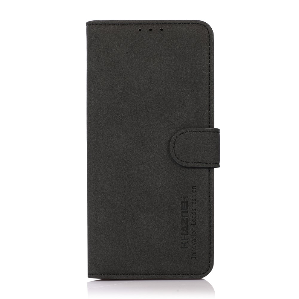 KHAZNEH KHAZNEH Motorola Moto E20 / E40 Fodral Retro Läder Svart