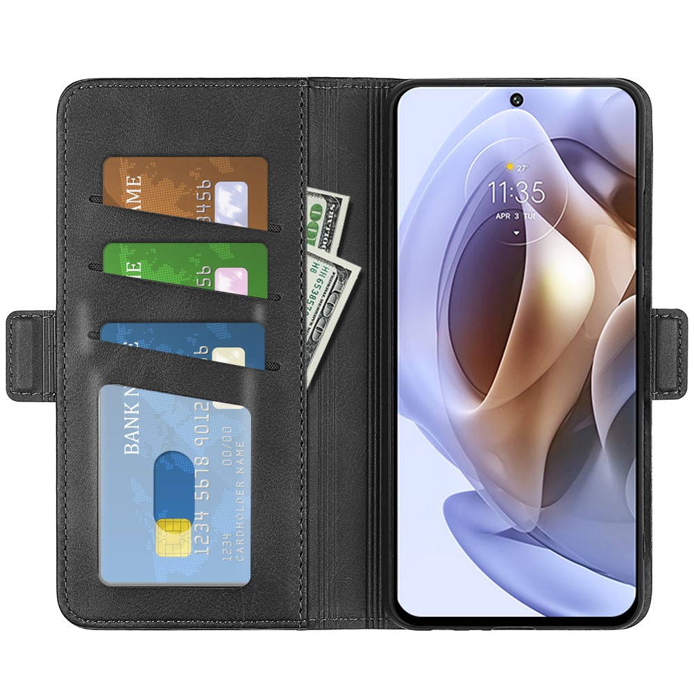  Motorola Moto G31 / G41 Fodral Med Magnetisk Stängning Svart