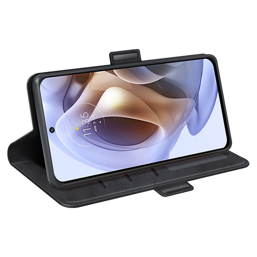 Motorola Moto G31 / G41 Fodral Med Magnetisk Stängning Svart