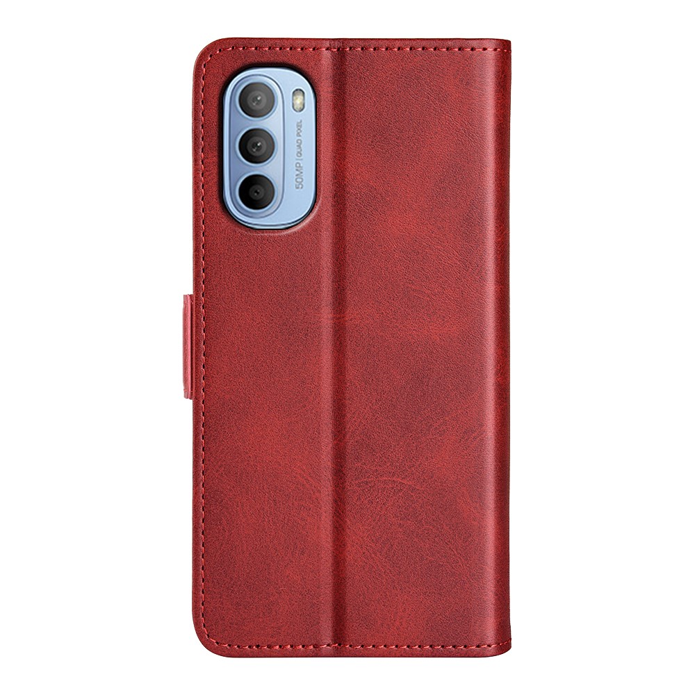  Motorola Moto G31 / G41 Fodral Med Magnetisk Stängning Röd