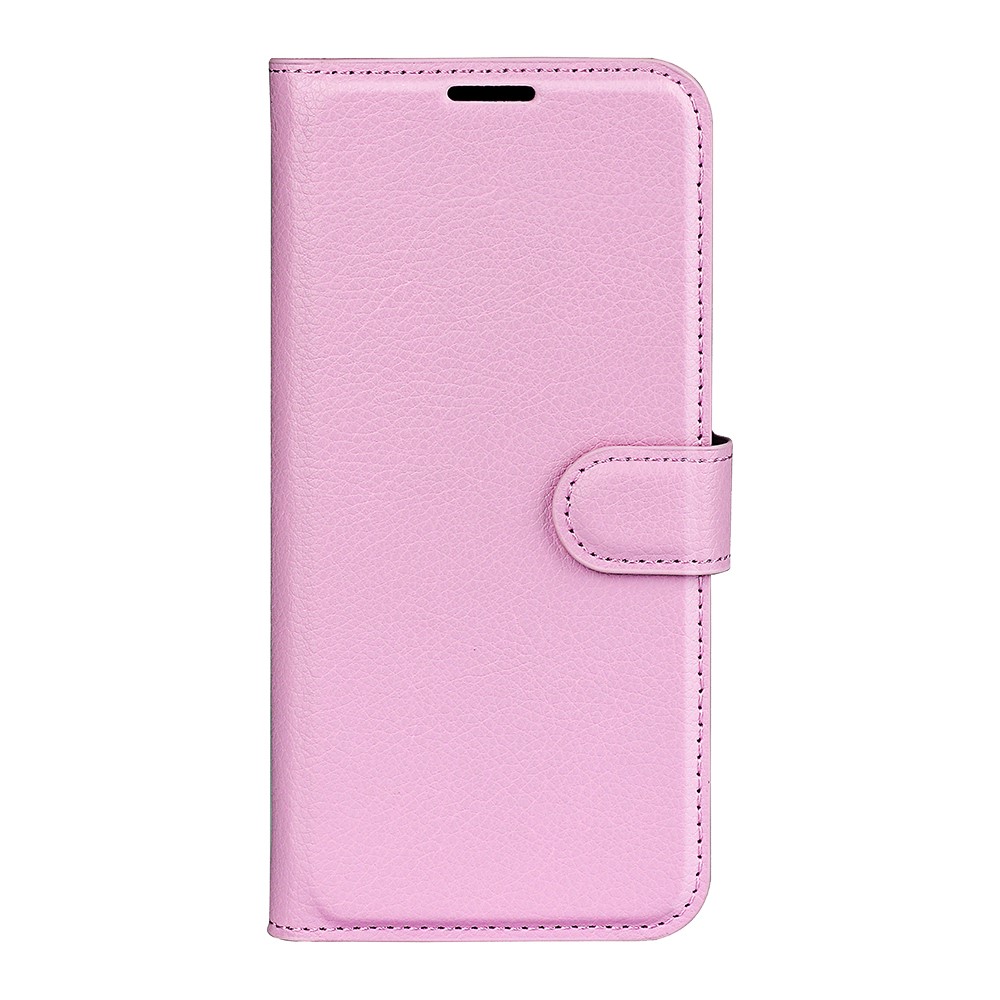  Motorola Moto G31 / G41 Fodral Litchi Textur Ljus Rosa