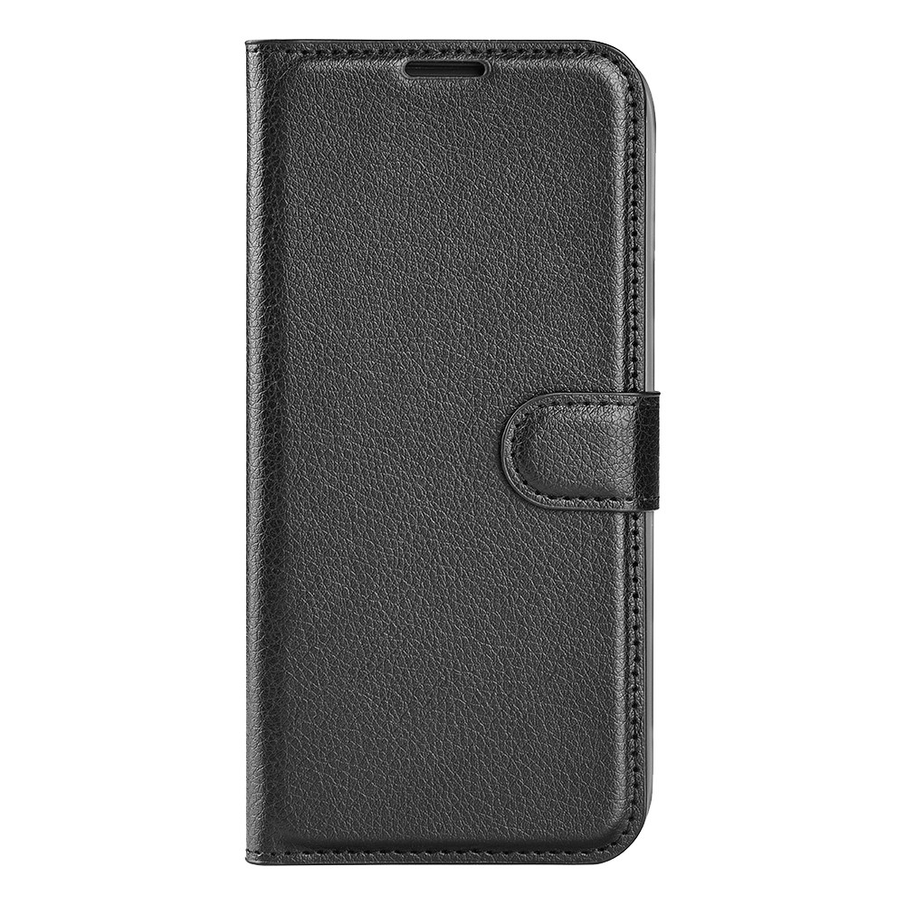  Motorola Moto G71 Fodral Litchi Textur Svart