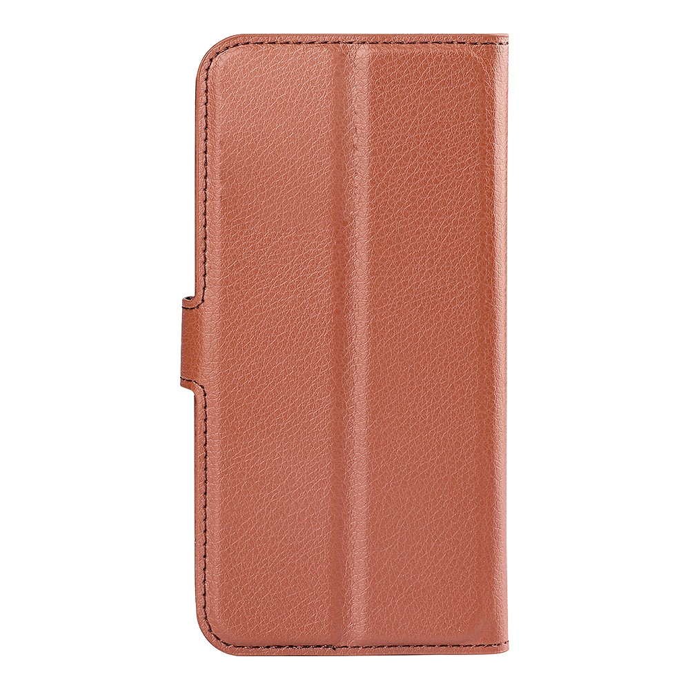  Motorola Moto G71 Fodral Litchi Textur Brun