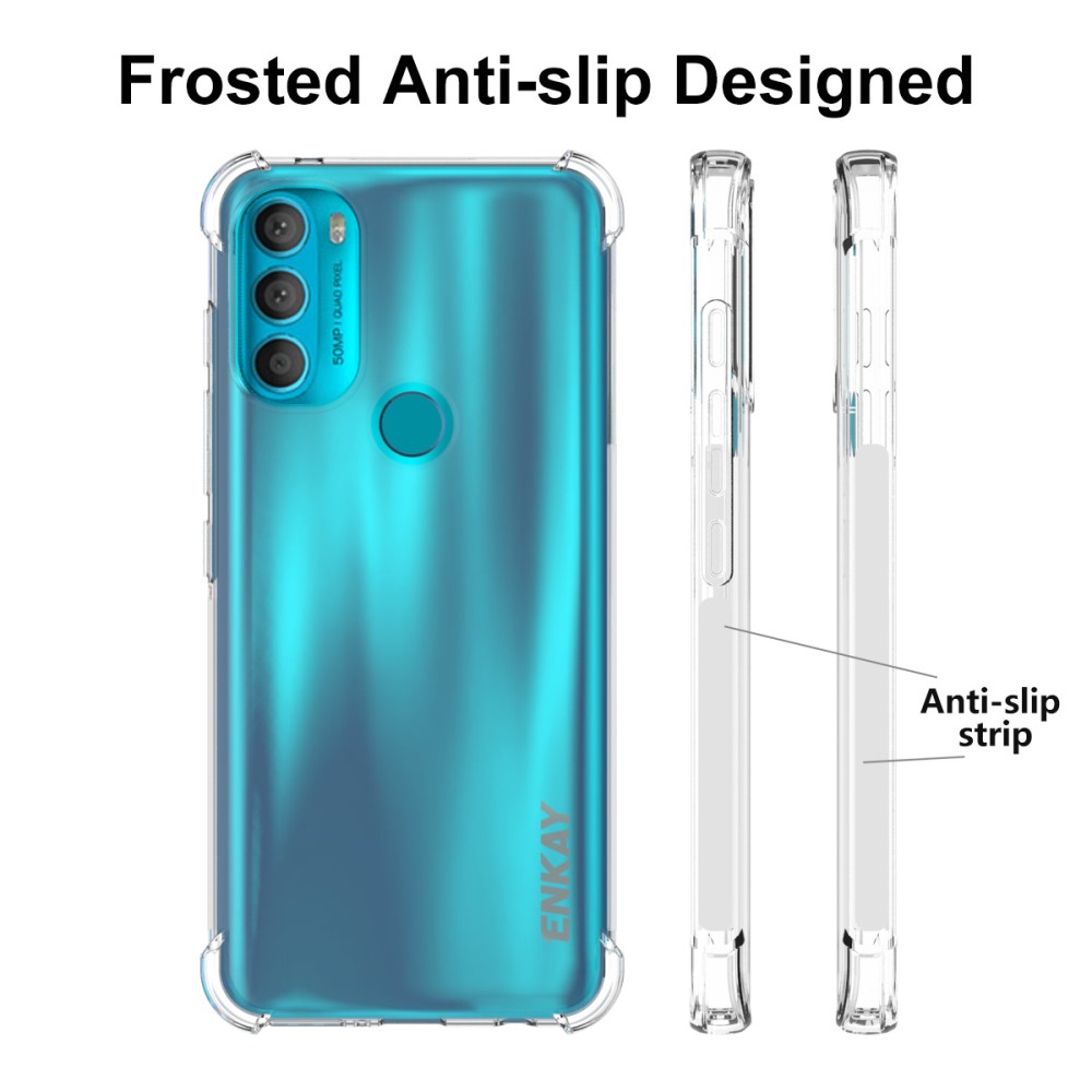 ENKAY ENKAY Motorola Moto G71 Skal Shockproof TPU Transparent
