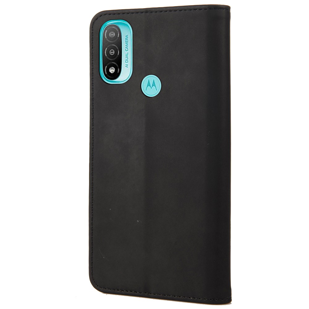  Motorola Moto E20 / E40 Fodral Flip Skin Touch Svart