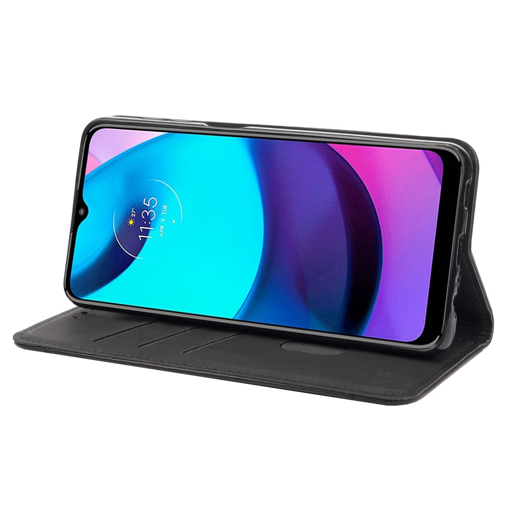  Motorola Moto E20 / E40 Fodral Flip Skin Touch Svart