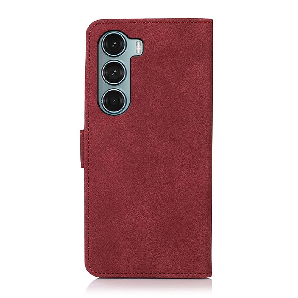 KHAZNEH KHAZNEH Motorola Moto G200 Fodral Retro Läder Röd