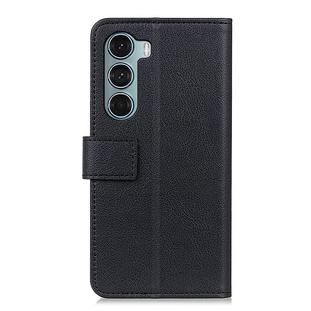  Motorola Moto G200 Fodral Solid Läder Svart