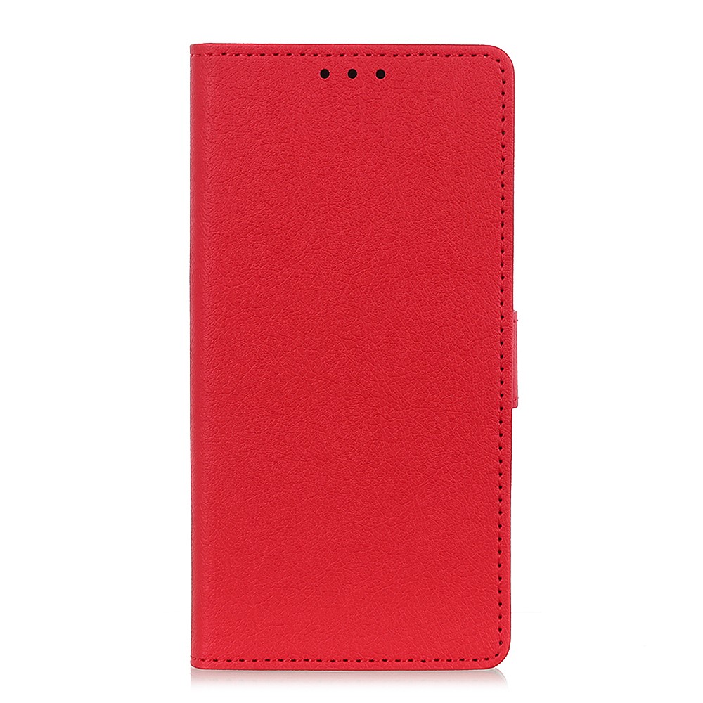  Motorola Moto G200 Fodral Solid Läder Röd