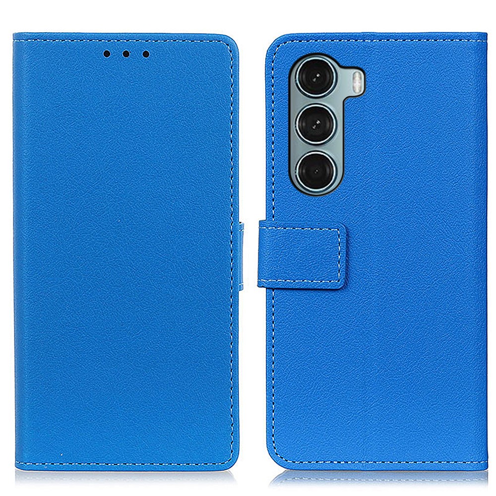  Motorola Moto G200 Fodral Solid Läder Blå