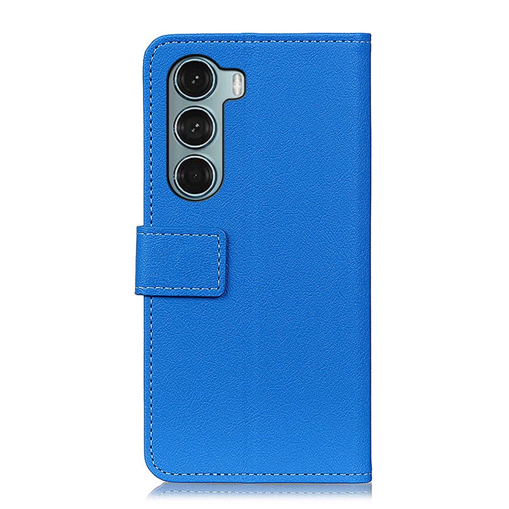  Motorola Moto G200 Fodral Solid Läder Blå