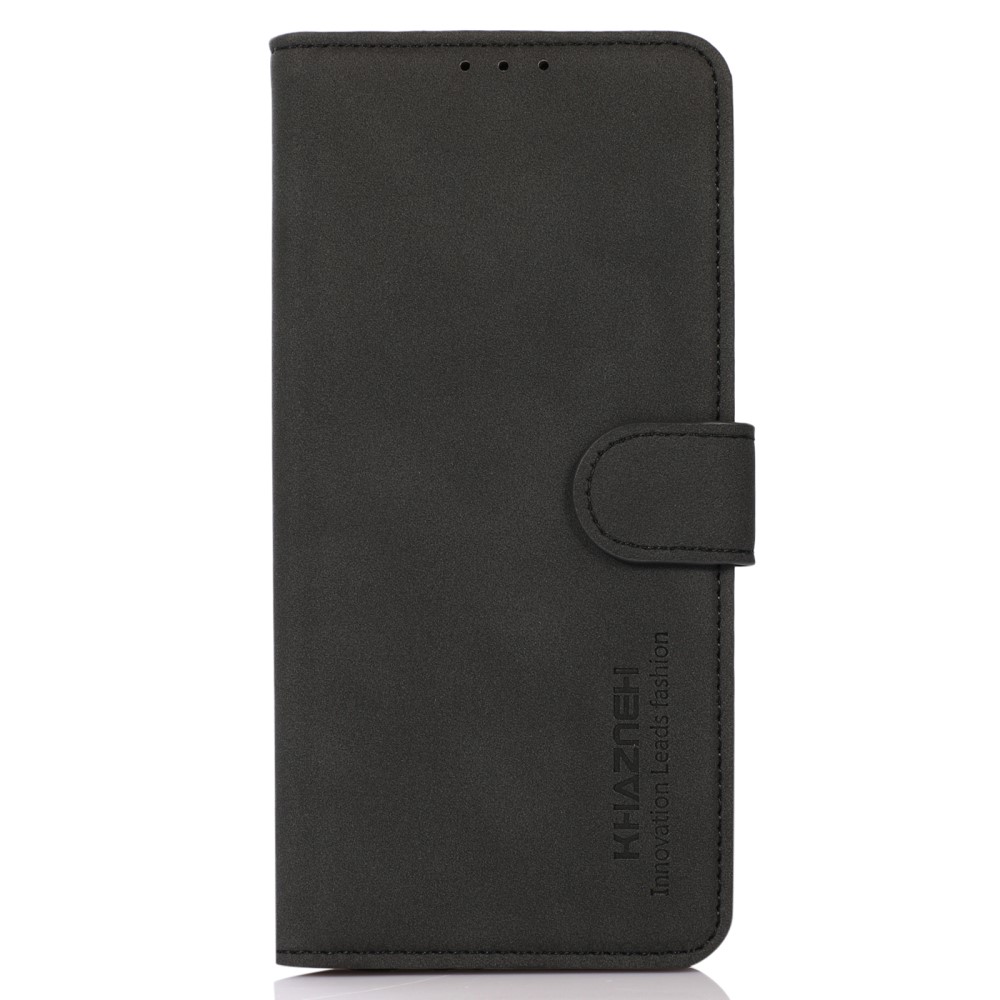KHAZNEH KHAZNEH Motorola Moto G51 Fodral Retro Läder Svart