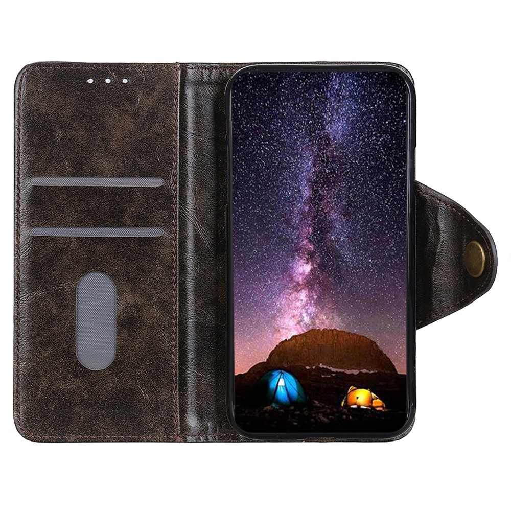 KHAZNEH KHAZNEH Motorola Moto G51 Fodral Retro Brun