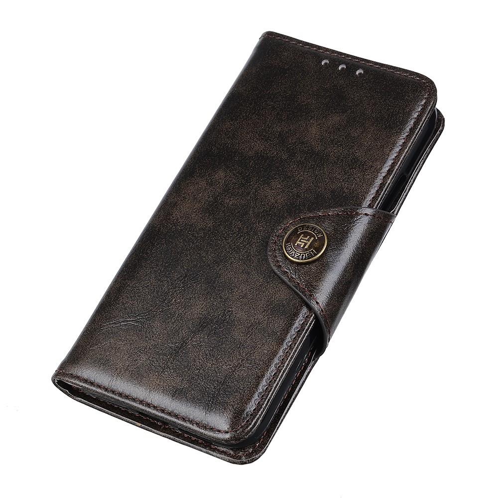 KHAZNEH KHAZNEH Motorola Moto G51 Fodral Retro Brun