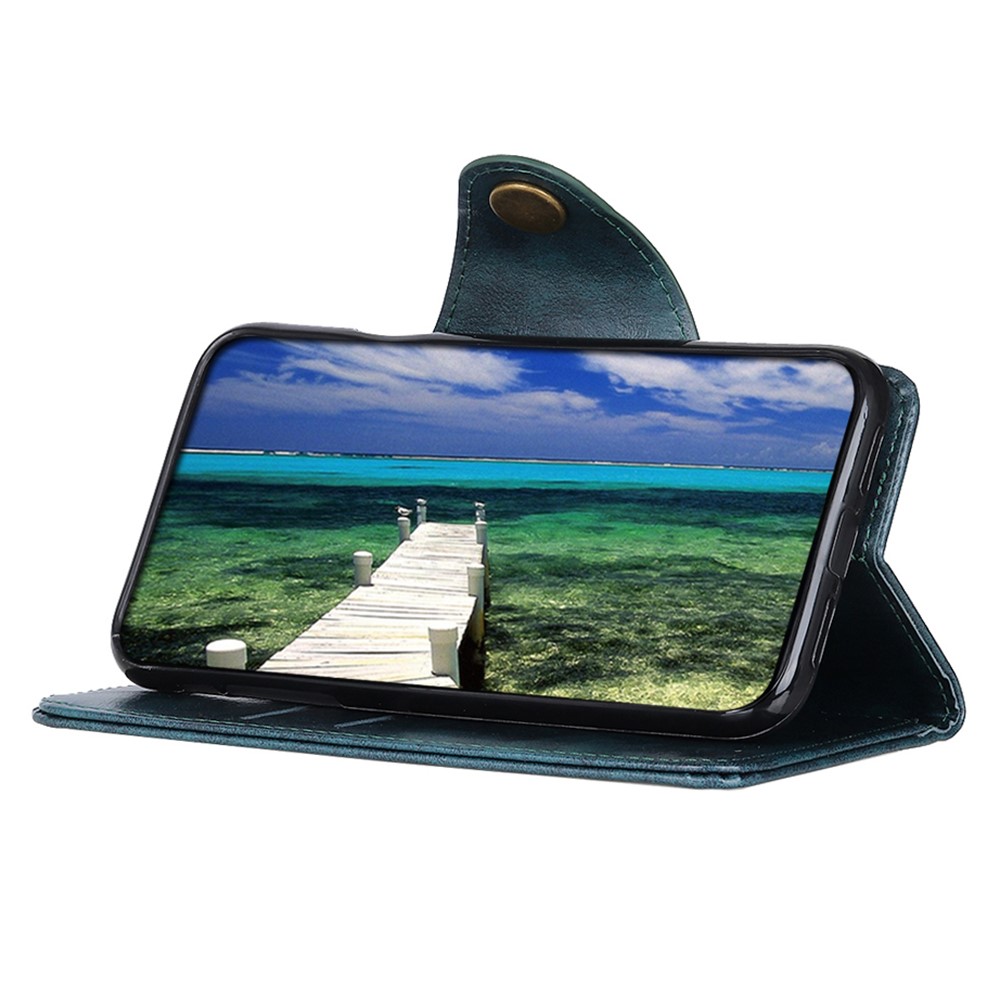 KHAZNEH KHAZNEH Motorola Moto G51 Fodral Retro Blå