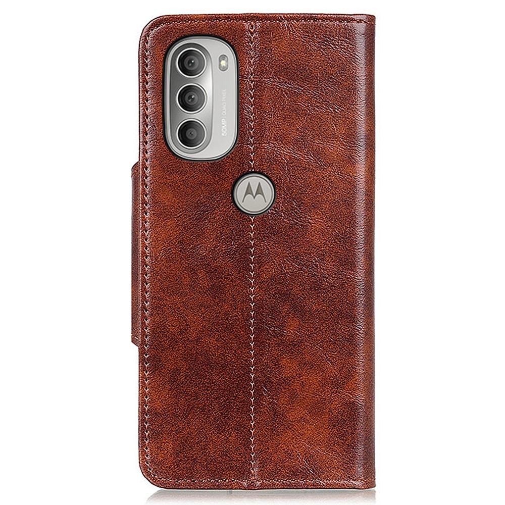 KHAZNEH KHAZNEH Motorola Moto G51 Fodral Retro Brun