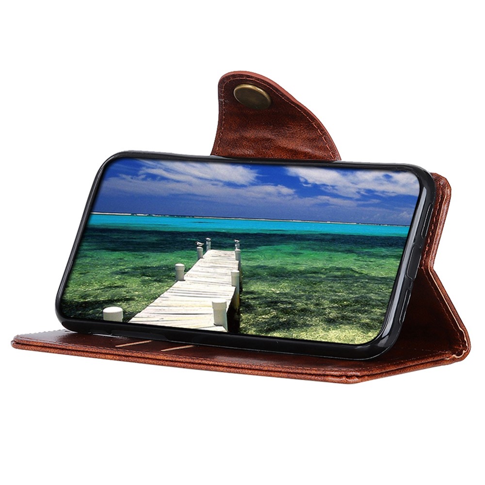 KHAZNEH KHAZNEH Motorola Moto G51 Fodral Retro Brun