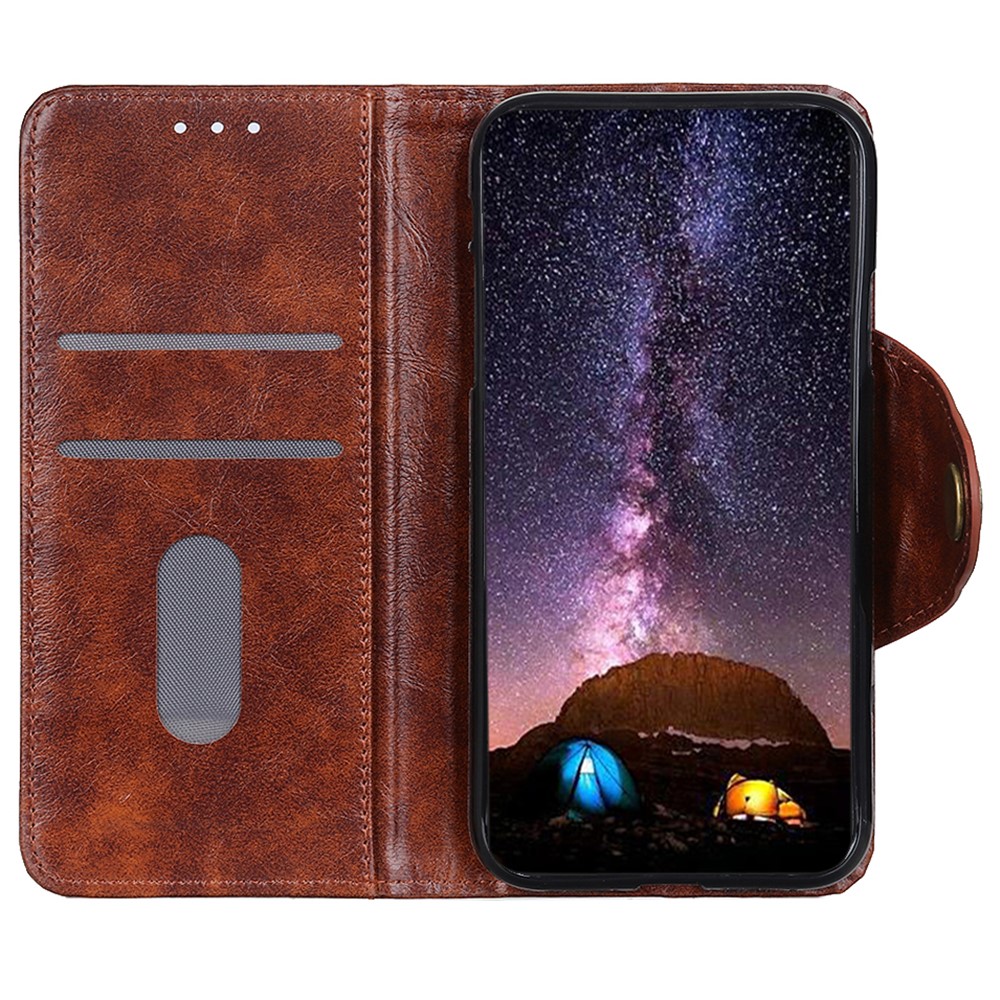 KHAZNEH KHAZNEH Motorola Moto G51 Fodral Retro Brun