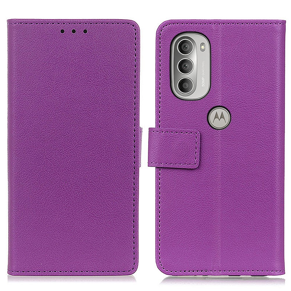  Motorola Moto G51 Fodral Läder Lila