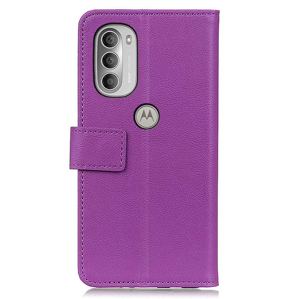  Motorola Moto G51 Fodral Läder Lila